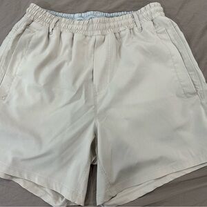 Men's Beige Athletic 2-in-1 “Freeballer” Shorts